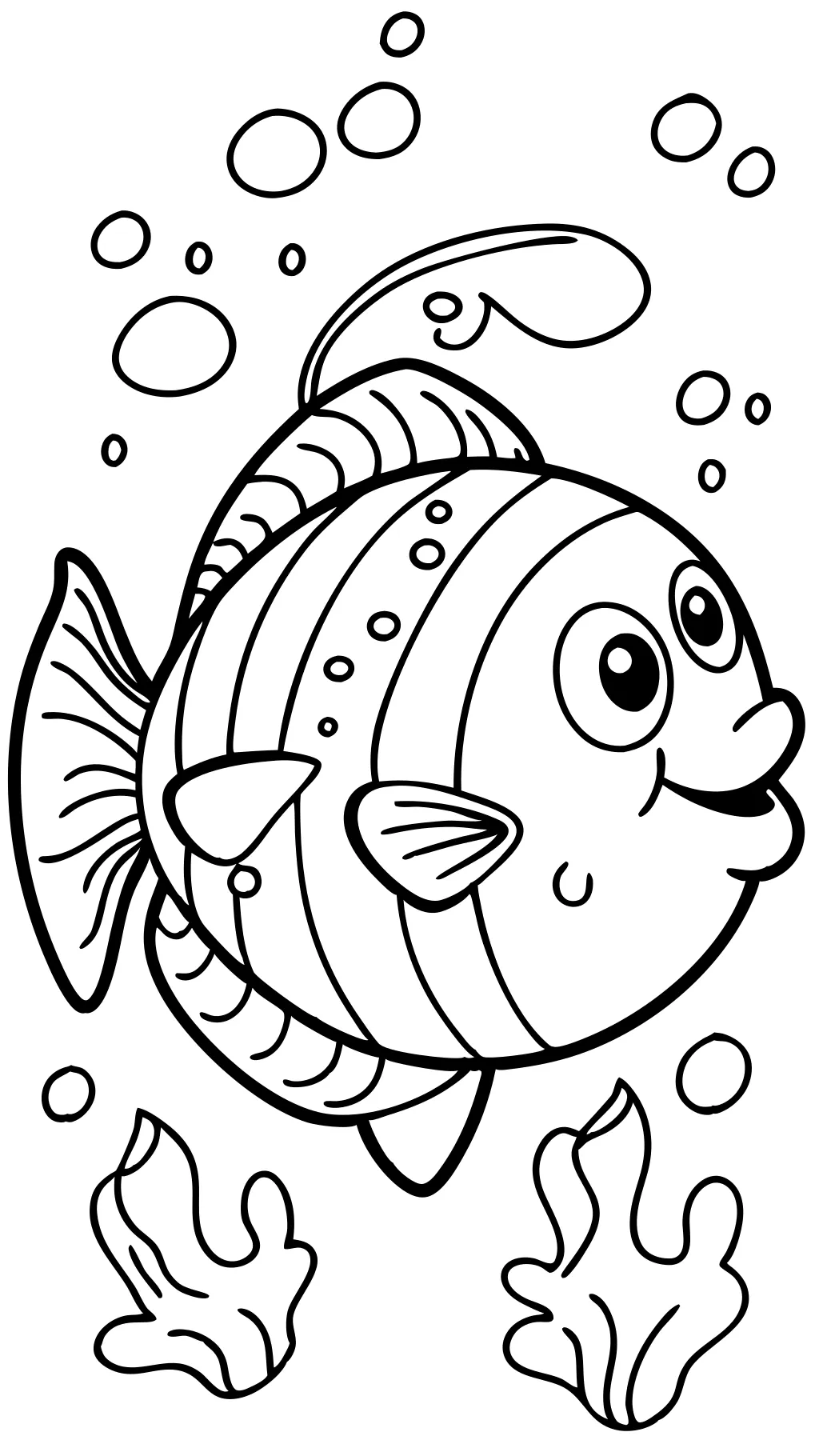 coloriages de poisson imprimables